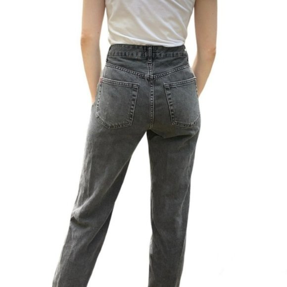 Urban Outfitters BDG High-Waisted Waist MOM Jeans, Size 29 Washed Black Tapered - Picture 4 of 11